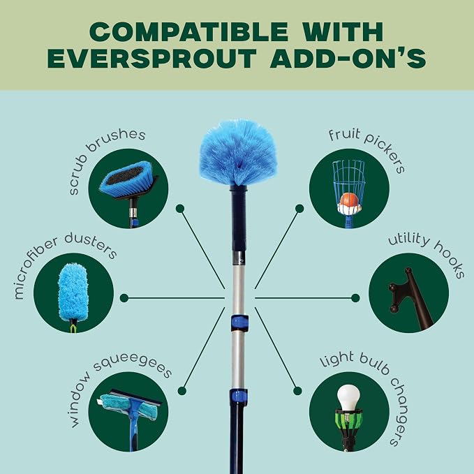 EVERSPROUT 5-to-12ft Telescoping Durable Duster - Image 5