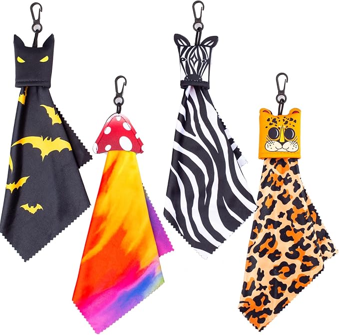 Glasses Cleaning Cloth Original Cute Animals, Double-Sided Microfiber Eye Glass by Seabbo
