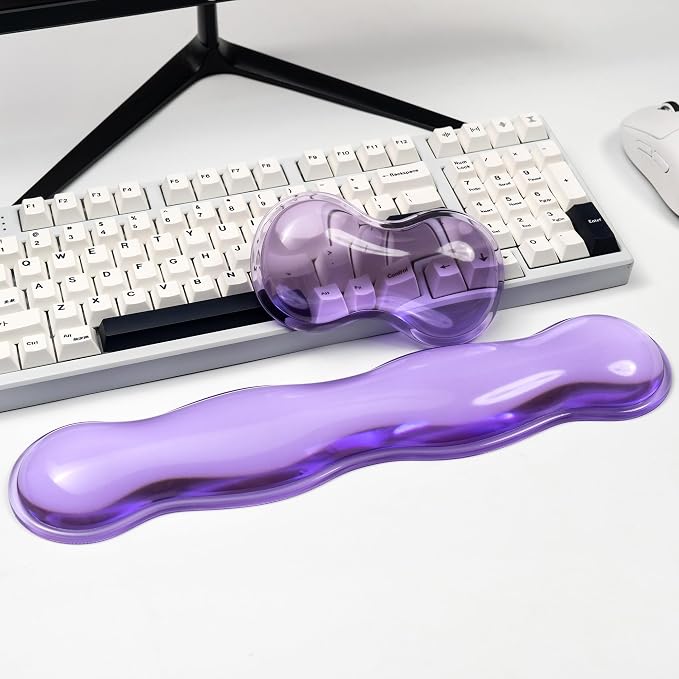 Clear Gel Keyboard Wrist Rest, Ergonomic Wrist Rest - Image 4