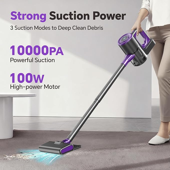 Cordless Vacuum Cleaner, Powerful Suction Vacuum Cleaners - Image 2