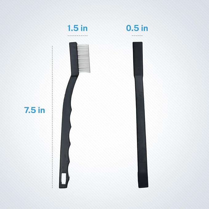 7.25" Toothbrush Style Detail/Scratch Nylon Brush - Image 6