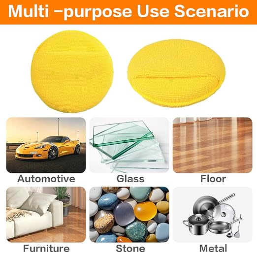 Microfiber Wax Applicator Pads, Car Wax Applicator - Image 2