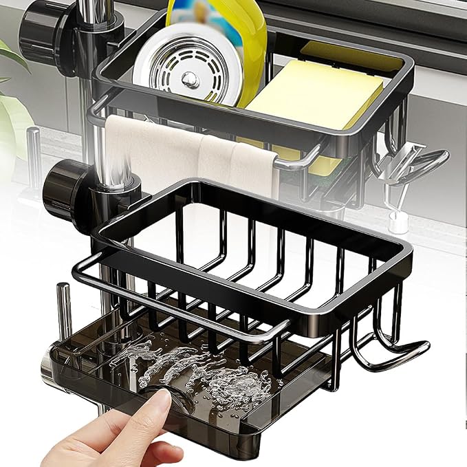 Sink Organizer Rack for Kitchen and Bathroom, 2024 New Kitchen Sink Faucet by Eadwe