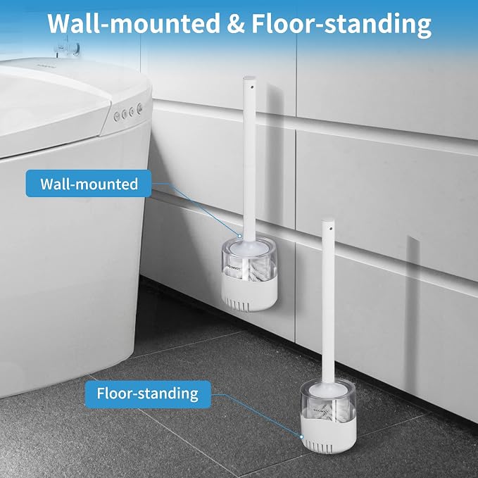 BOOMJOY Toilet Bowl Brush and Holder - Image 7