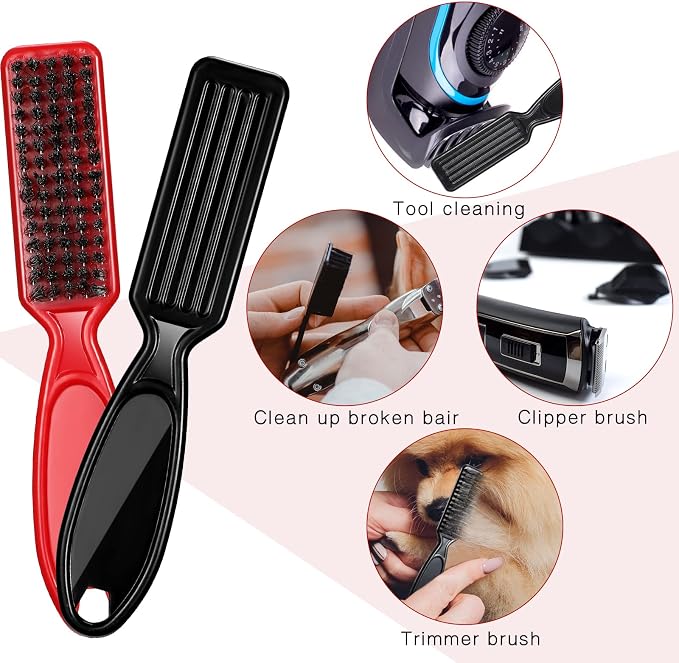 Patelai 12 Pcs Barber Clipper Brush Blade Trimmer Cleaning Brush - Image 3
