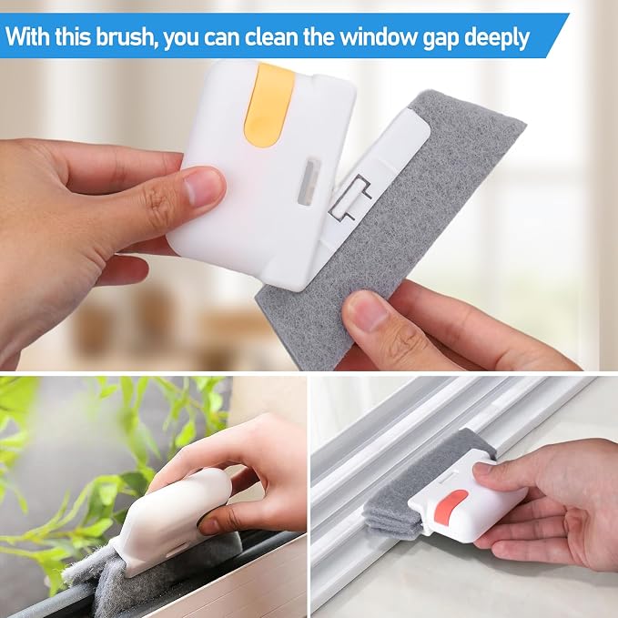 Palksky Window Track Cleaner Set, Window Groove Cleaning Brush Tools, 7 Pieces - Image 3