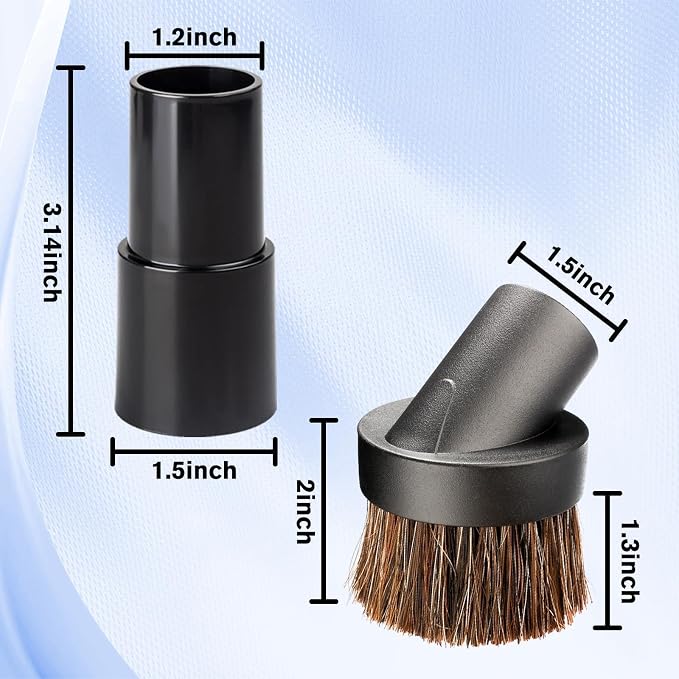 Round Soft Horse Hair Vacuum Brush Attachment - Image 3