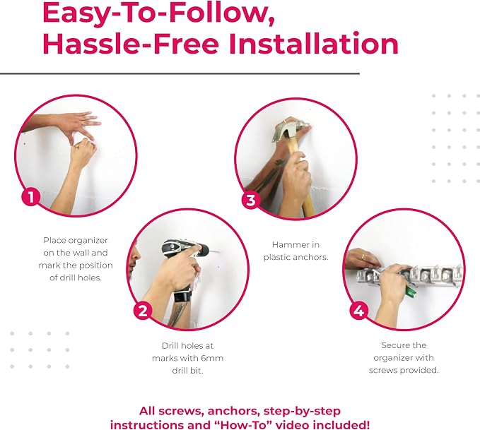 EXTRA GRIP Mop & Broom Holder Wall Mount - Image 8