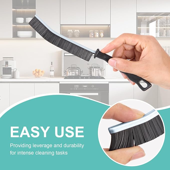 Cleaning Brush - 5 Pcs Hard Bristle Crevice Cleaning Brush, Home Essentials - Image 3