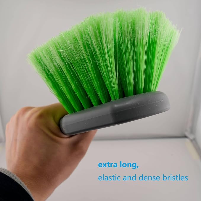 Wheel & Tire Brush Set for Car Rim Easy Dirt Removal Bristles - Image 4
