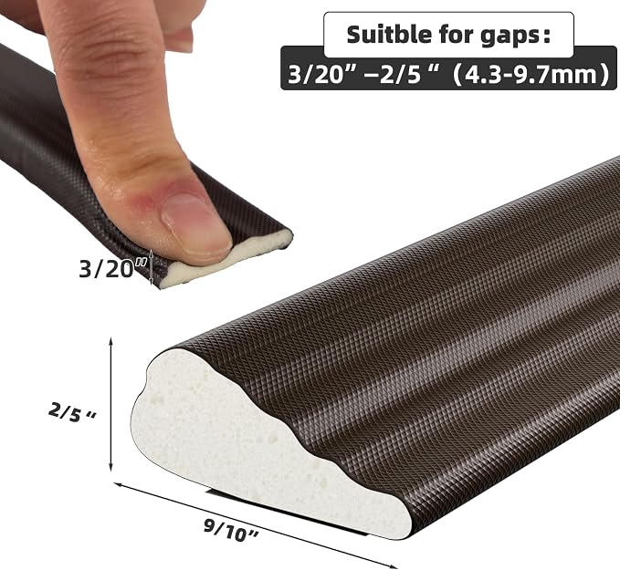 9.8 Ft Weather Stripping Seal Strip - Image 3