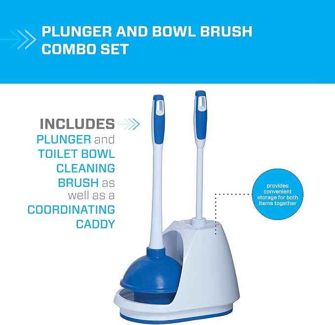 Mr. Clean Toilet Plunger and Bowl Brush Combo - Image 3