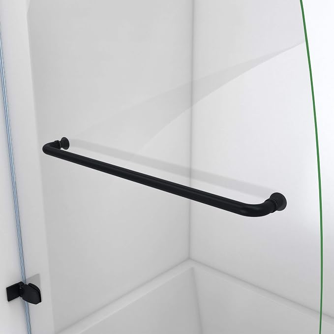 DreamLine Aqua Uno 34 5/16 inch W x 58 inch H Frameless Hinged Tub Door in - Image 5