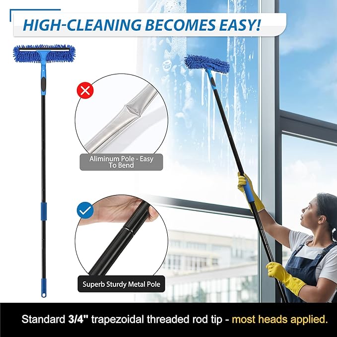 VITEVER Professional 69'' Window Squeegee Cleaner Tool - Image 4