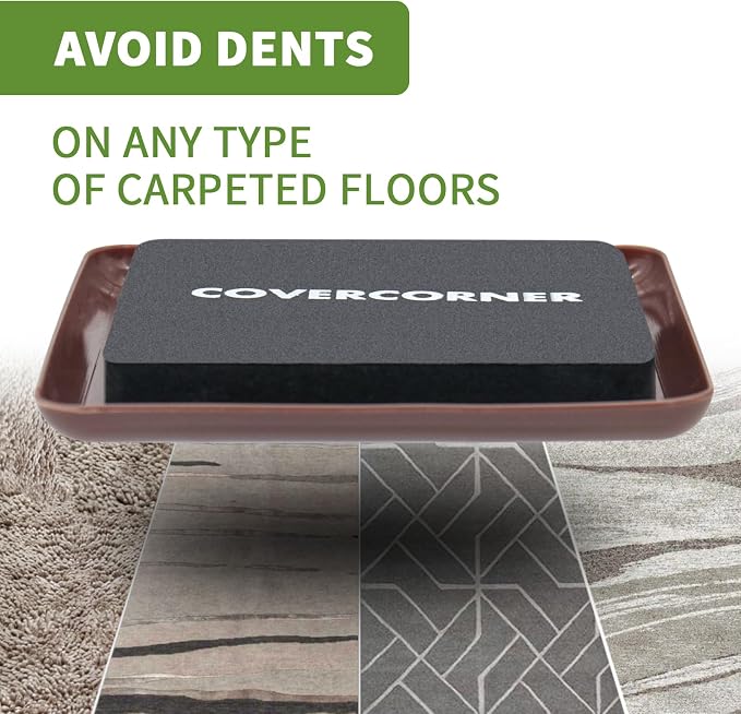 Furniture Sliders for Carpet 8 PCS - Image 4