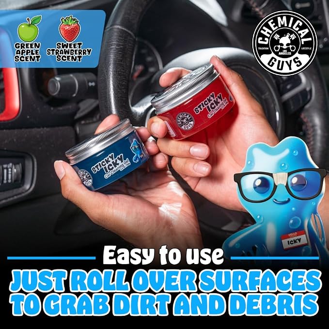 Chemical Guys Sticky Icky Car Cleaning Gel, Automotive Dust Car Crevice Cleaner - Image 7