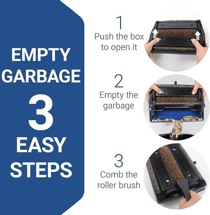 EZ SPARES Horsehair Carpet Sweeper Cleaner - Image 5
