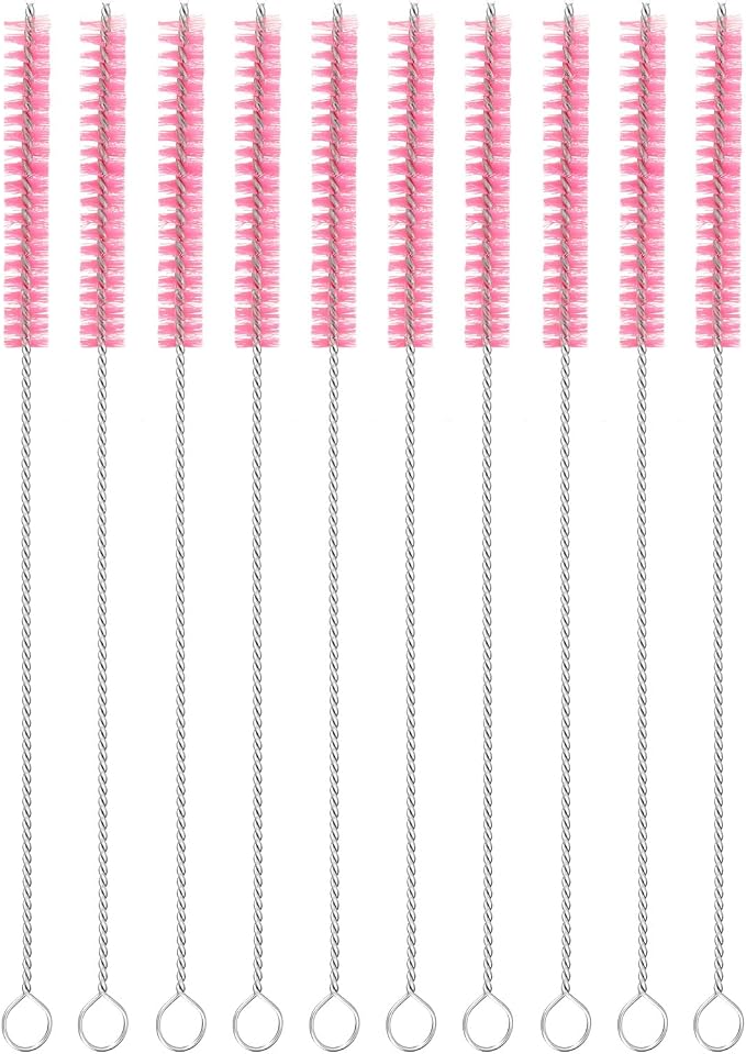 uxcell 10Pcs Drinking Straw Cleaning Brushes, Sippy Cup, Bottle and Tube by uxcell