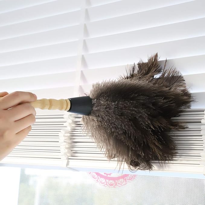 Natural Gray Ostrich Feather Duster, 2 Packs, Car Duster Interior/Exterior - Image 4