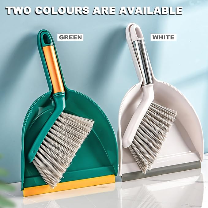 Small Broom with Dustpan Combo Set Mini Broom and Brush Set Hand Sweeper - Image 5