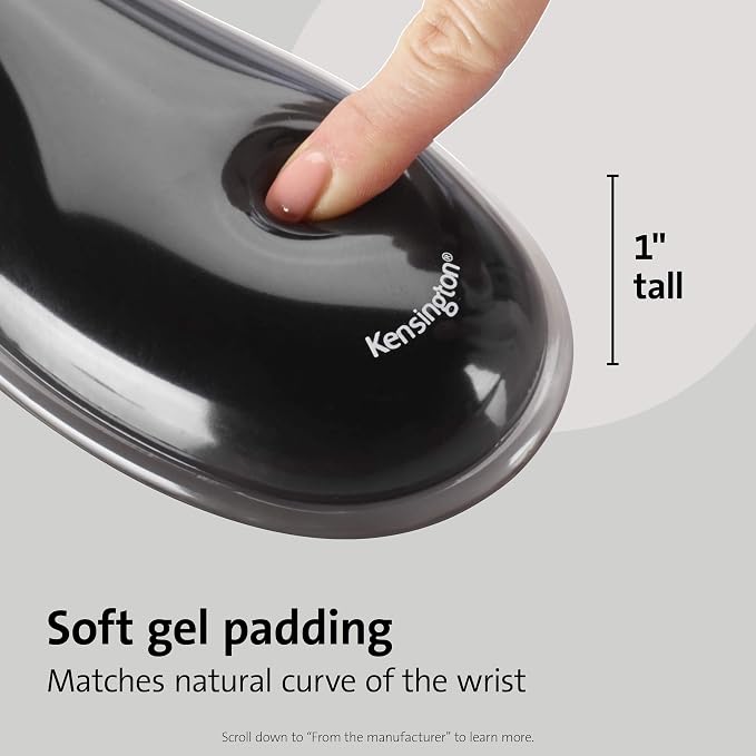 Kensington Duo Gel Mouse & Keyboard Wrist Rest Bundle Set, Ergonomic Keyboard - Image 3