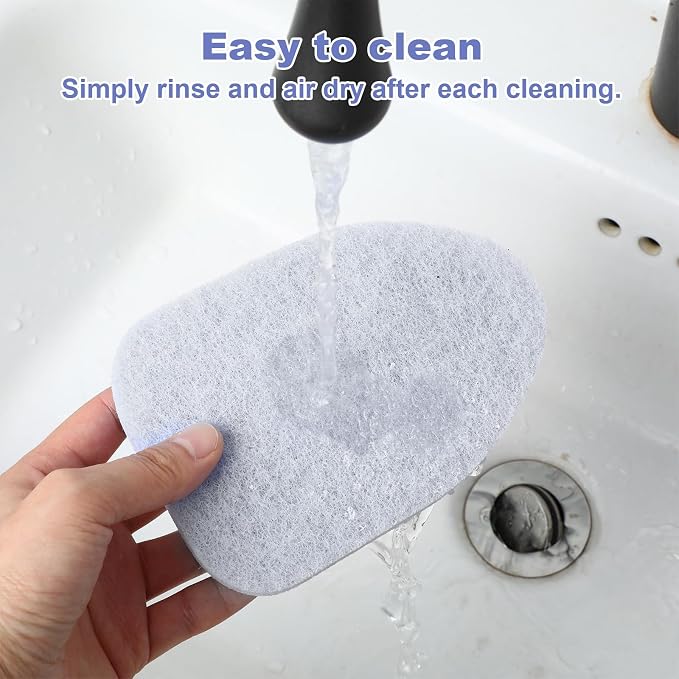 2Pcs Scouring Pads Grey Scrub Pads - Image 6