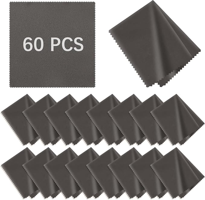 60 Pack Microfiber Cleaning Cloth by lipetol