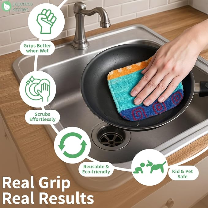 Kitchen Dish Scrubbers | Soft Scrub - Image 3