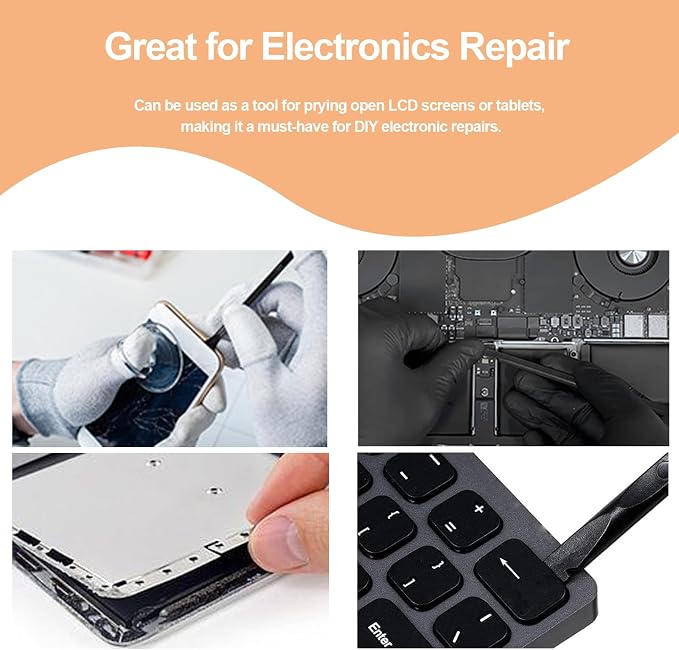 9 Pcs Plastic Multi-Purpose Scraper Tool, Dual-Ended Scraper Perfect - Image 6