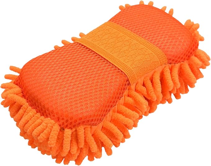 Microfiber Car Wash Sponge, Scratch-Free Vehicle Washing Mitt by Unknown