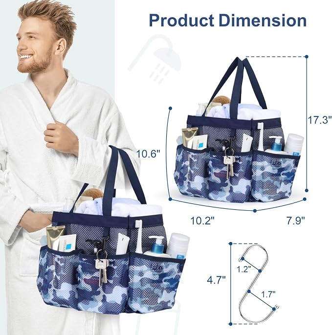 F-color Shower Caddy Portable - Image 4