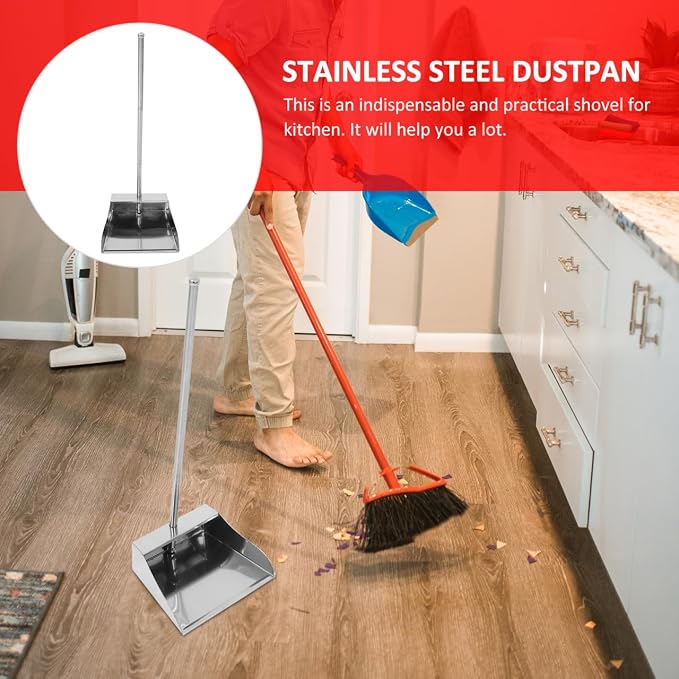 Cabilock Stainless Steel Upright Dustpan - Image 2