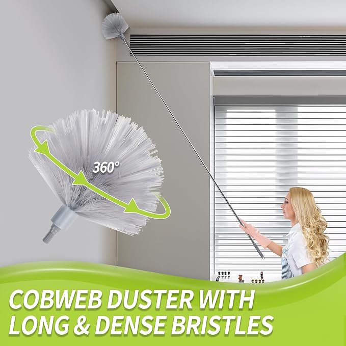 Duster with Extension Pole, Skinny Duster/Under Appliance Cleaning Tool & - Image 4