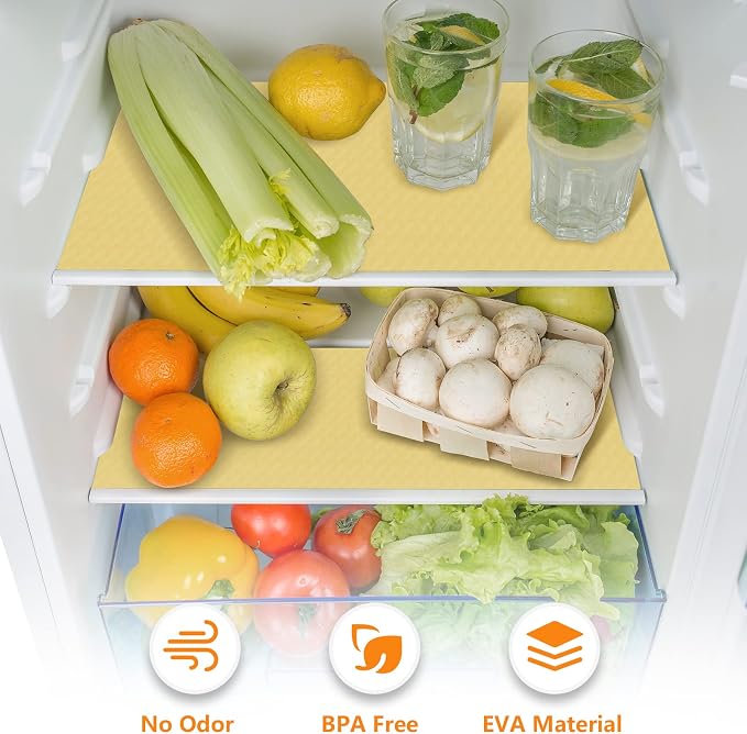 Shelf Liners for Kitchen Cabinets Refrigerator Liners Waterproof & Oil-Proof - Image 6