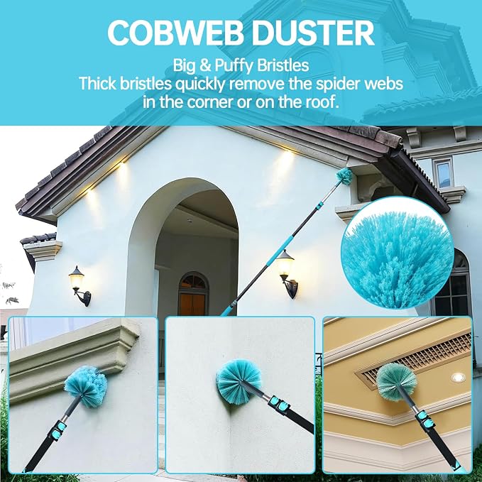 High Ceiling Duster Kits with 3-8ft Heavy Duty Extension Pole - Image 5