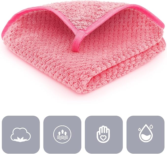 6 Pack Washcloth Towels Set, Waffle Hand Towels Set, Microfiber Super Soft - Image 2