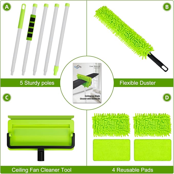 Ceiling Fan Cleaner Duster - Image 7