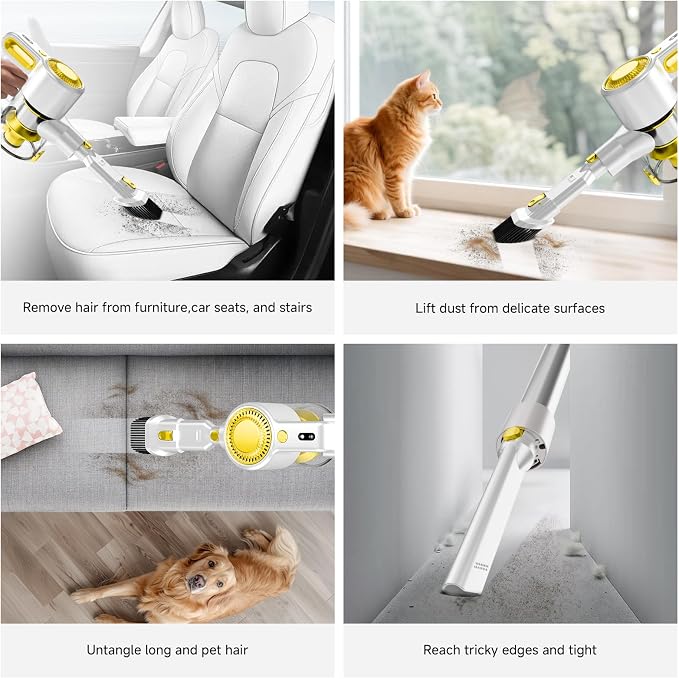 Cordless Vacuum Cleaner, 6-in-1 Stick Vacuum Cleaners - Image 4