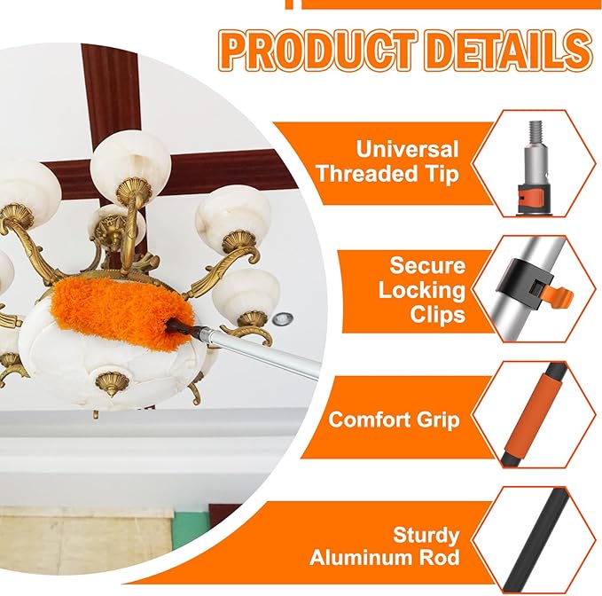 30FT High Reach Duster Cleaning Kit - Image 3
