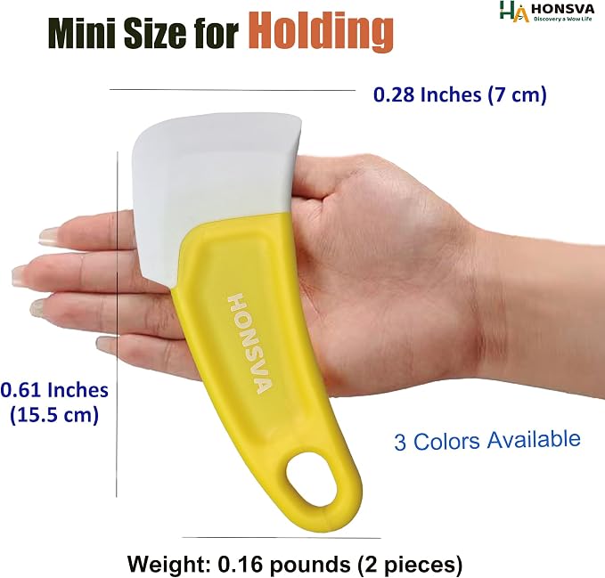 Dish Scraper for Cleaning Pans, Silicone Kitchen Sraper, Non-stick Scraping - Image 8