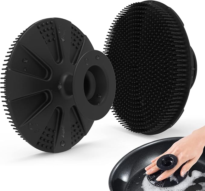 Silicone Sponge, BEAUTAIL Non-Scratch Scrub Sponges by BEAUTAIL