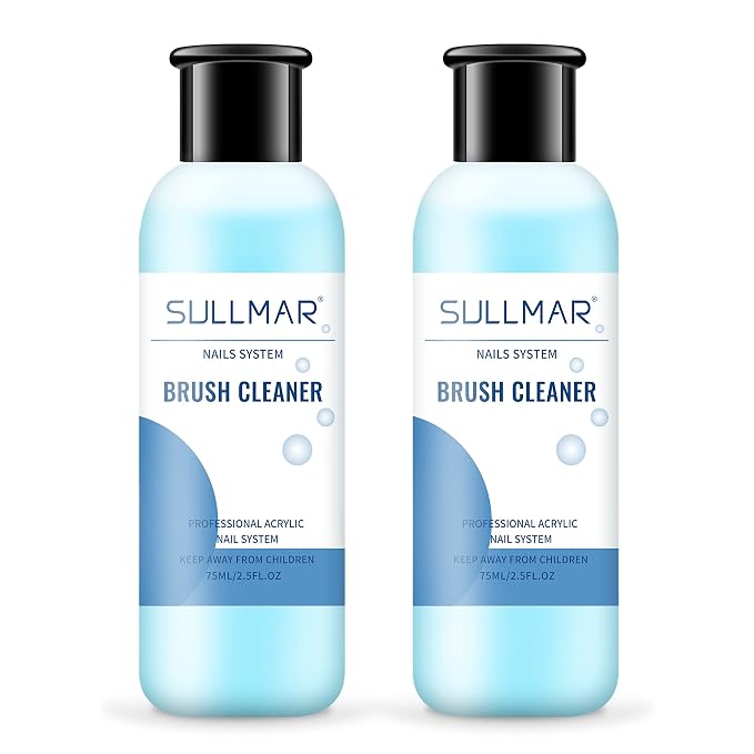 Nail Brush Cleaner 5fl.oz 150ml Nail Brush Cleaner And Conditioner Quickly by SULLMAR