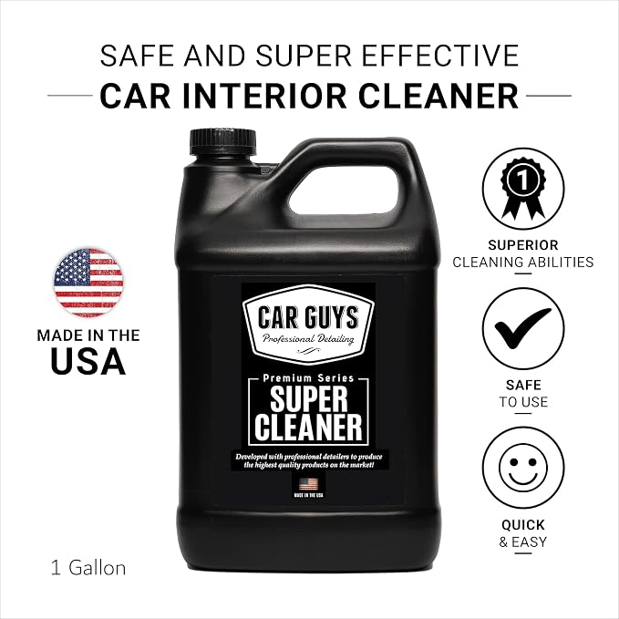 CAR GUYS Super Cleaner 1 Gallon Refill | Effective Car Interior Cleaner | - Image 3