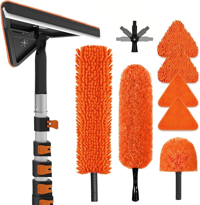 30FT Reach Duster Cleaner Kit, Dusters by Focusonproduct