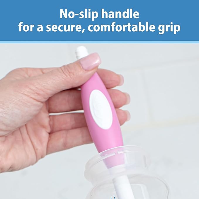 Dr. Brown's Soft Touch No Scratch Baby Bottle Cleaning Brush, Nipple Cleaner - Image 4