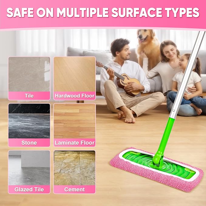 6-Pack Reusable Microfiber Mop Pads Compatible - Image 7