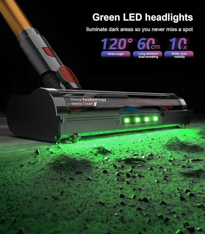 Cordless Stick Vacuum Cleaner: 550W 50KPA 45Mins - Image 8