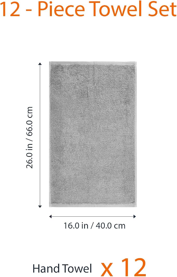 Amazon Basics Soft and Thick Cotton Hand Towels - Image 6