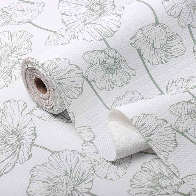 Shelf Liner for Kitchen Cabinets Non Adhesive Kitchen Drawer Liner, Non-Slip by Quttisay