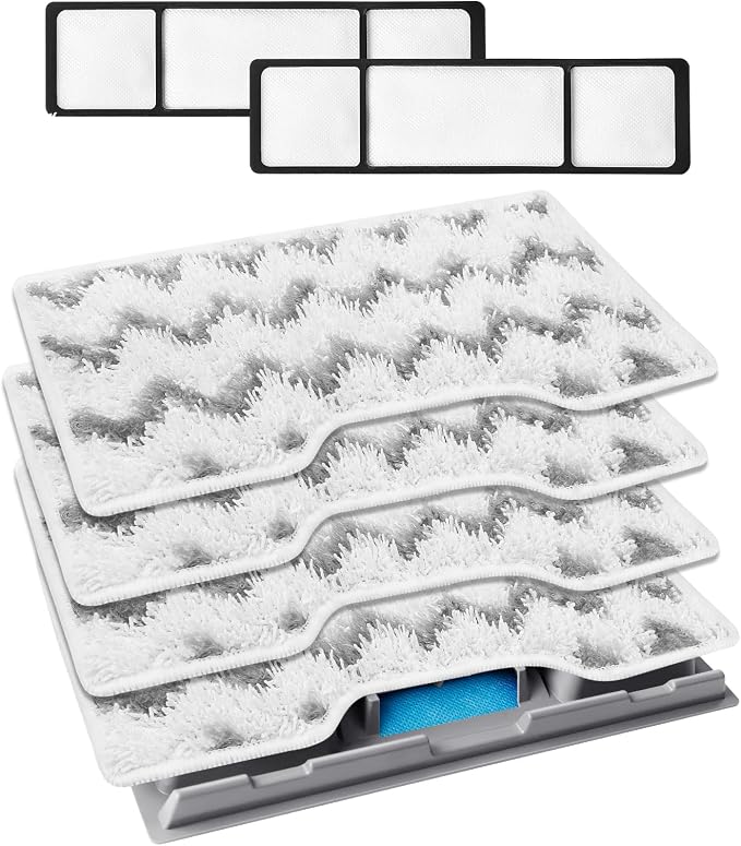 KEEPOW Reusable Mop Replacement Pads Compatible by KEEPOW